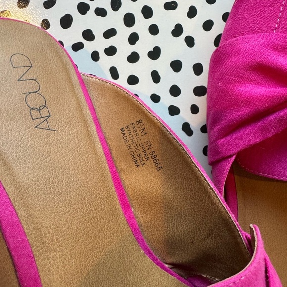 ABOUND pink bow mules - Picture 3 of 8